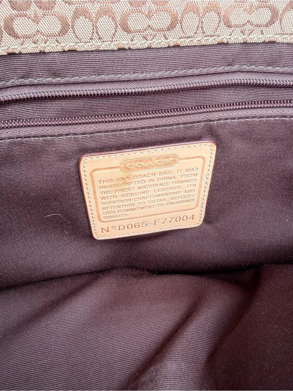Vintage Coach Hudson signature messenger bag